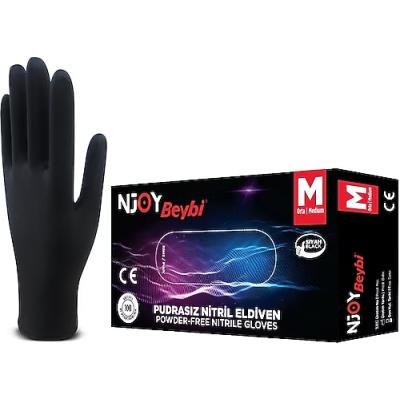  BEYBİ PUDRASIZ LATEKS ELDİVEN M SİYAH
