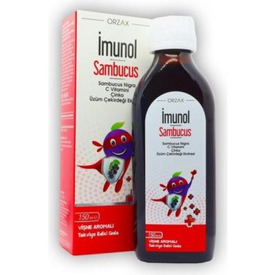 İMUNOL SAMBUCUS VİŞNE AROMALI SURUP 150 ORZAX