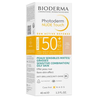 BİODERMA PHOTODERM NUDE TOUCH SPF50+VERY LIGHT 40ML(İADESİ KESİNLİKLE YOKTUR)