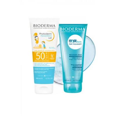 BİODERMA PHOTODERM PED.LAİT 200ML&ABCDERM F.GEL 200ML KOFRE(İADESİ KESİNLİKLE YOKTUR)