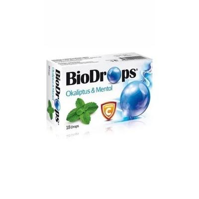 BİODROPS OKALİPTUS VE MENTOL PASTİL 18Lİ