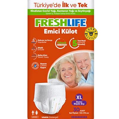 FRESHLİFE HASTA KİLOT BEZ XL 30LU