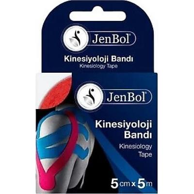 JENBOL KİNESİOLOGY TAPE AĞRI BANDI 5CM*5M KIRMIZI