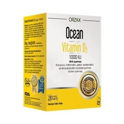 OCEAN  VİTAMİN D3 1000  IU 20 ML  SPREY