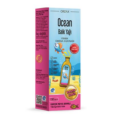OCEAN BALIK YAĞI KARIŞIK MEYVE 150 ML 