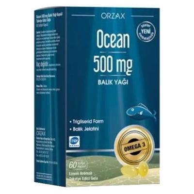 OCEAN ORZAX BALIK YAĞI 500 MG 60 KAPSÜL 