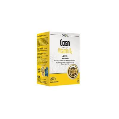 OCEAN ORZAX VİTAMİN D3 400 