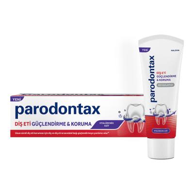 PARODANTAX DİŞ MACUNU DİŞ ETİ GÜÇLENDİRİCİ VE KORUMA BEYAZLATICI 75ML