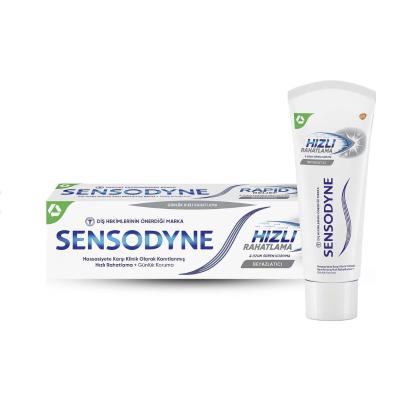 SENSODYNE DİŞ MAC. HIZLI RAHA.  VE BEYAZLIK 75 ML