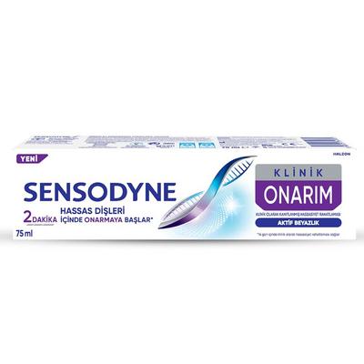SENSODYNE DİŞ MAC. KLİNİK ONARIM VE AKTİF BEYAZLIK 75 ML