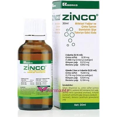 ZİNCO GAZ GİDERİCİ DAMLA 30 ML 